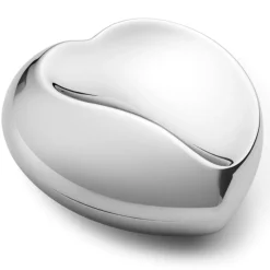 Heart Bonbonniere Smyckeskrin Vinröd, 12 cm