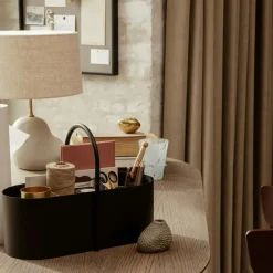 Hebe Small Lampfot, Off-white