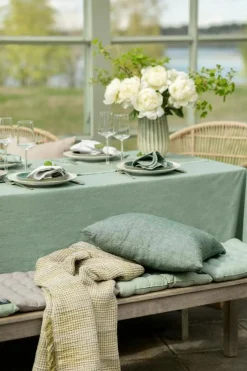 Hedvig Bordsduk Behandlad 140x310 cm Chambray, Ljusbrun / Beige