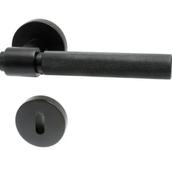 Helix 200 Euro Standard Dörrhandtag Med Nyckelhål, Svart