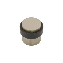 Beslag Design Knoppar & Dörrhandtag-Helix Stripe Dörrstopp, Antique bronze