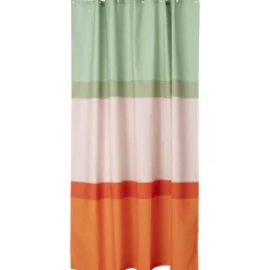 Marimekko Duschdraperier-Hennika Duschdraperi 180x200 cm, Orange / Ljusgrön