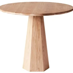 Hexagon Matbord Ø90 cm, Walnut