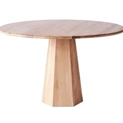 Hexagon Matbord Ø90 cm, Walnut