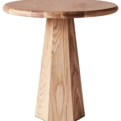 Dusty Deco Sängbord & Nattduksbord|Sängbord & Nattduksbord-Hexagon Sidobord Ø45 cm, Ek