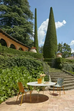 Kartell Stolar-H.H.H. Stol Klädd Tyg, Mustard / Ink-Ochre