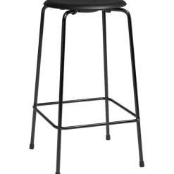 Fritz Hansen Barstolar & Barpallar-High Dot™ Barstol Med 4 Ben 65 cm, Valnötsfanér / Krom