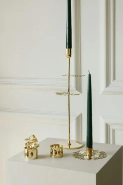 Hilke X Mumin No.2 Ljusstake, Förnicklad Mässing