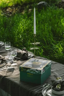 Hilke X Mumin No.2 Ljusstake, Förnicklad Mässing