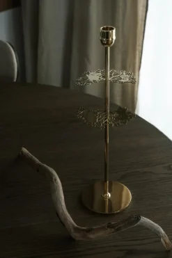 Hilke X Mumin No.2 Ljusstake, Förnicklad Mässing