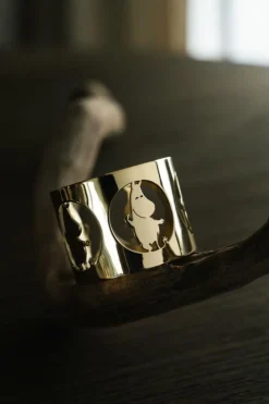 Hilke X Mumin Servettring Mumintrollet 2-pack, Mässing