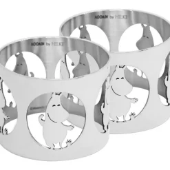 Hilke X Mumin Servettring Mumintrollet 2-pack, Mässing