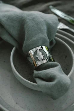 Hilke X Mumin Servettring Mumintrollet 2-pack, Mässing