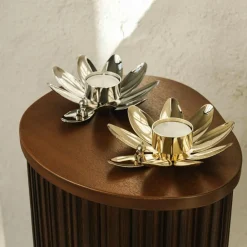 Hilke X Mumin Värmeljuslykta Lilla My, Nickelpläterad