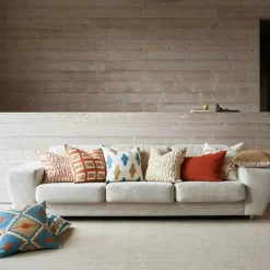 Chhatwal & Jonsson Prydnadskuddar & Fodral-Hira Kuddfodral 50x50 cm, Aqua / Cactus Green