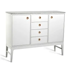 Mavis Skänkar & Sideboards-Höllviken Skänk, Vitpigmenterad Ek