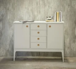 Mavis Skänkar & Sideboards-Höllviken Skänk, Vitpigmenterad Ek