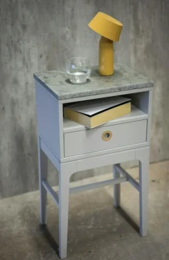 Mavis Sängbord & Nattduksbord|Sängbord & Nattduksbord-Höllviken Sängbord Höga Ben, Vitpigmenterad Ek