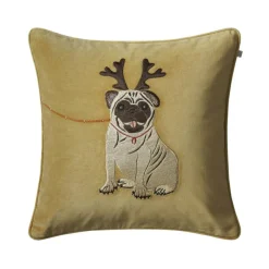 Holiday Dog Kuddfodral 50x50 cm, Masala Yellow