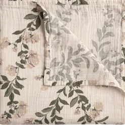 Honeysuckle Muslin Babyfilt, 110x110 cm
