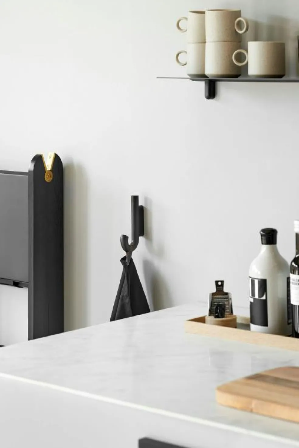 Hook Mini Krok, Svart Ek/Svart