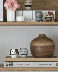 Hoptimist Dog Figur, Brun