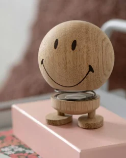 Hoptimist Smiley Figur M, Naturlig Ek
