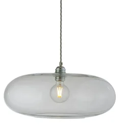 Horizon Pendel 45 cm, Klar/Silver