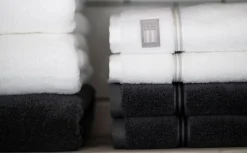 Lexington Handdukar & Badlakan-Hotel Handduk 100X150 cm, Vit / Beige