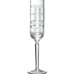 Hudson Plaid Champagneglas