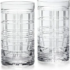 Ralph Lauren Home Highballglas & Longdrinkglas-Hudson Plaid Highballglas 2-pack