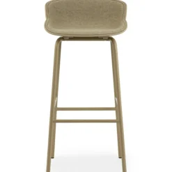 Normann Copenhagen Barstolar & Barpallar-Hyg Barstol 65 cm, Klädd Framsida, Sand
