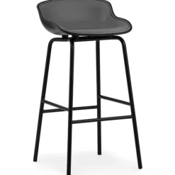 Normann Copenhagen Barstolar & Barpallar-Hyg Barstol 65 cm, Klädd Framsida, Sand