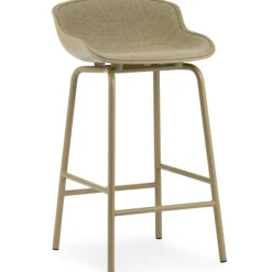 Normann Copenhagen Barstolar & Barpallar-Hyg Barstol 65 cm, Klädd Framsida, Sand