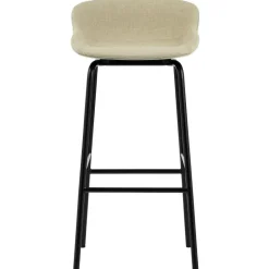 Hyg Barstol 65 cm, Svart Läder / Svart