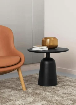 Hyg Fåtölj Låg, Brandy Läder / Ek