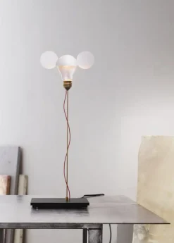 Ingo Maurer Bordslampor-I Ricchi Poveri Toto Bordslampa, Mässing