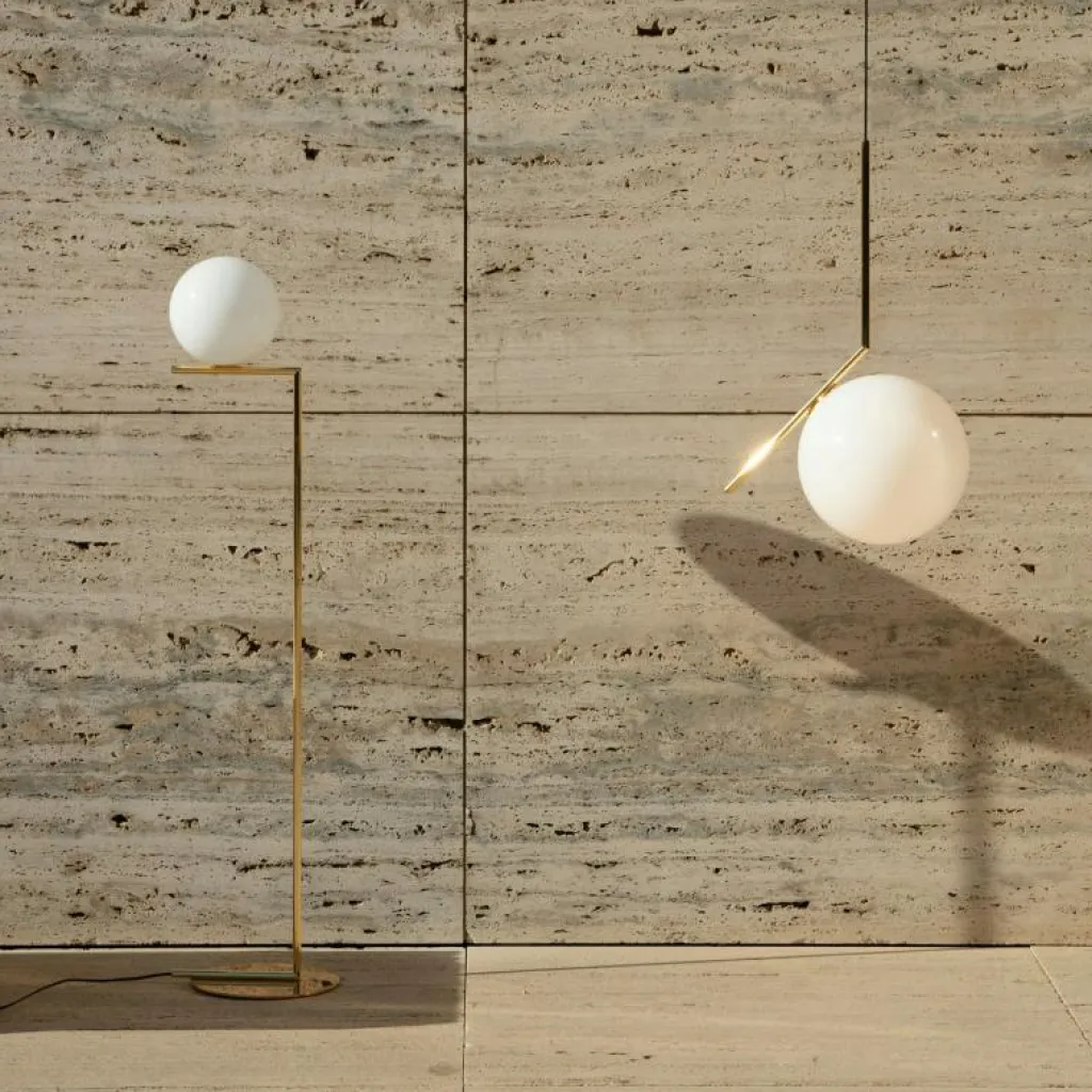 Flos Pendellampor-IC Lights S3 Pendel, Mässing