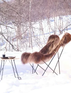 Iceland Mariposa Butterfly Chair, Wild Brown/Black