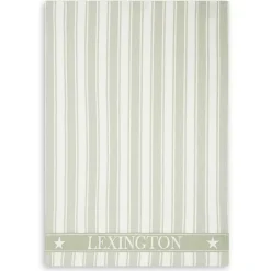 Lexington Kökshanddukar-Icons Cotton Twill Waffle Striped Kökshandduk, /Vit