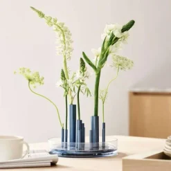 Fritz Hansen Vaser-Ikeru Vas 131 mm, Dusk Blue