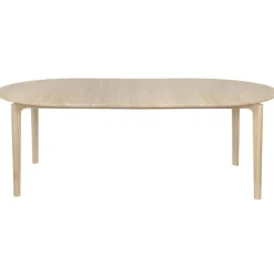 Iläggsskiva Till Ida Bord 48x95 cm, Vitoljad Ek