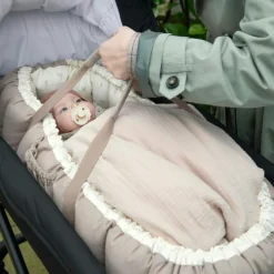 3-in-1 Babynest, Blue Olive