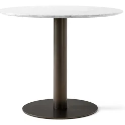 In between SK18 Bord 90cm, Svart Marmor / Bronsad