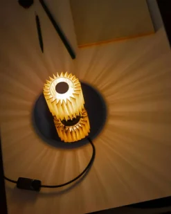 DCWéditions Bordslampor-In the Sun 220 Bordslampa, Silver / Silvrigt Mesh