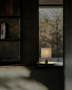 DCWéditions Bordslampor-In the Sun 220 Bordslampa, Silver / Silvrigt Mesh