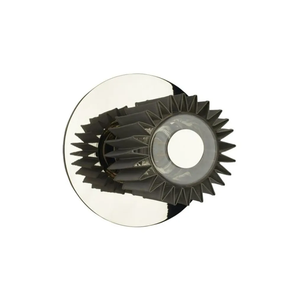 In The Sun 190 Vägglampa, Silver/Silver