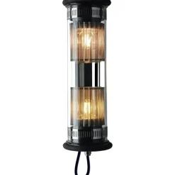 DCWéditions Plafonder|Vägglampor-In The Tube 100-350 Vägglampa, Svart / Guldreflektor / Guldnät