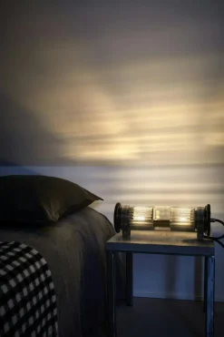 DCWéditions Plafonder|Vägglampor-In The Tube 100-350 Vägglampa, Svart / Guldreflektor / Guldnät