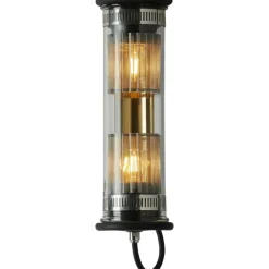 DCWéditions Plafonder|Vägglampor-In The Tube 100-350 Vägglampa, Svart / Guldreflektor / Guldnät